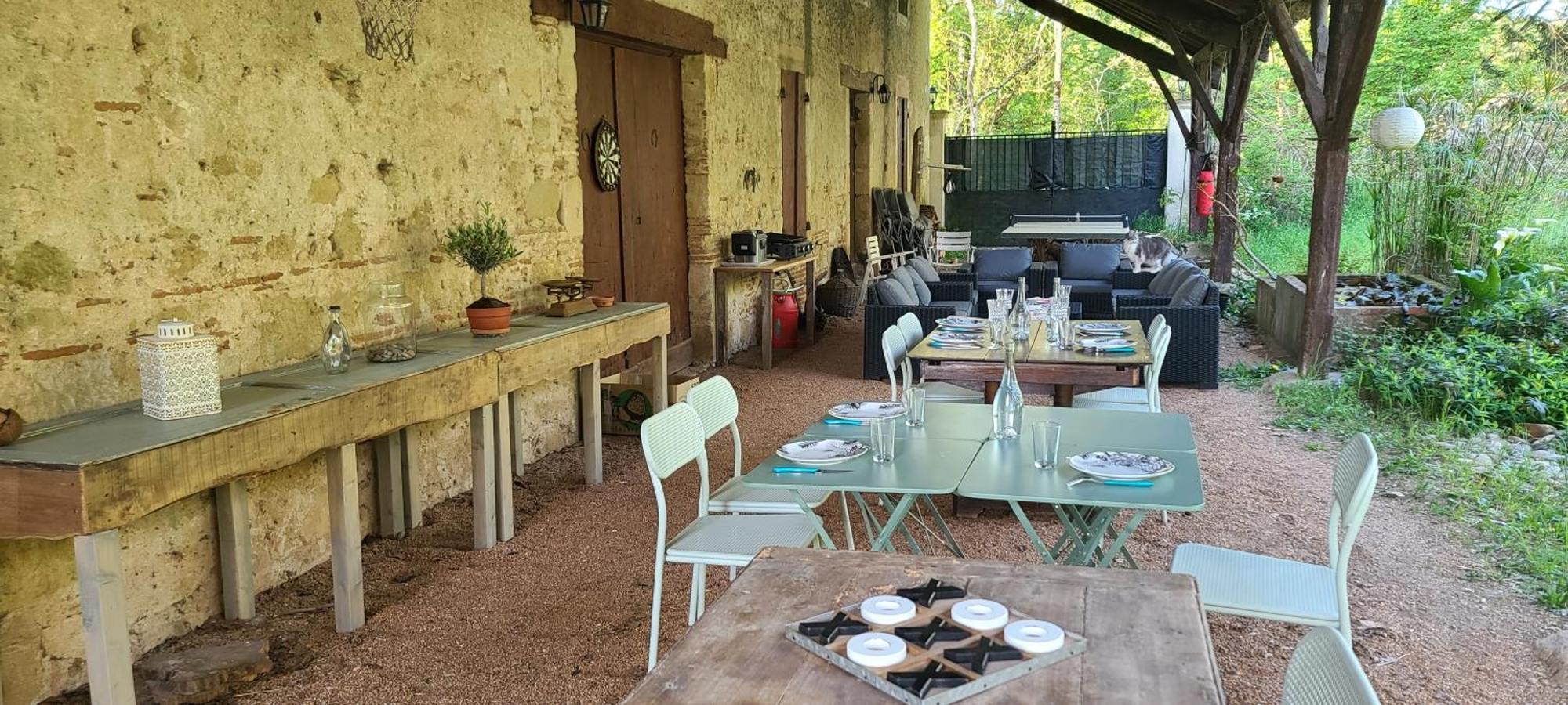 ヴィルヌーヴ・シュル・ロット Le Manoir Du Moulin De Madame Bed & Breakfast エクステリア 写真